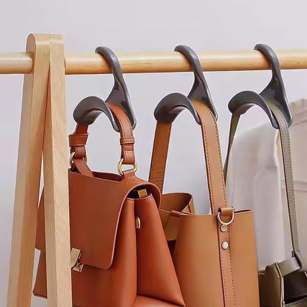 Home Plastic PP Handbag Purse Bag Organizer - Image 5