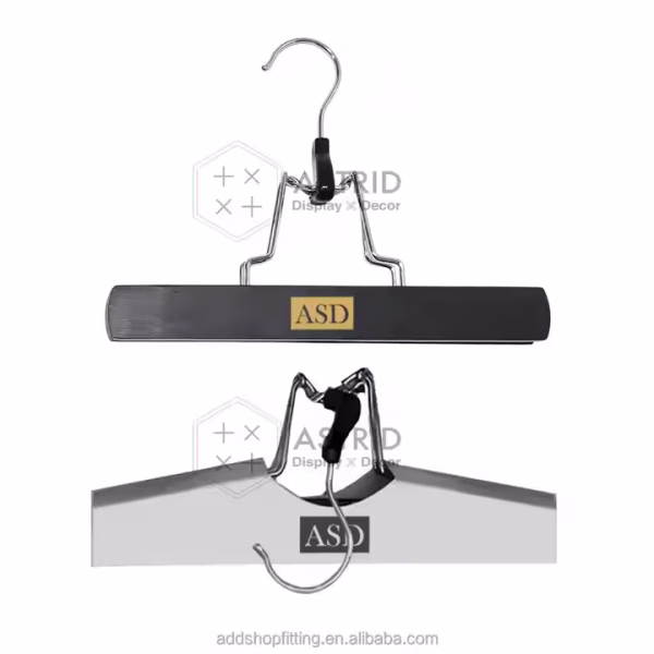 Astrid 23 cm custom logo pants hair extension hanger cardboard packing for hair salon - Image 3