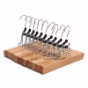 Astrid 23 CM Wooden Custom logo Bag Display Wig Hair Extension Hanger - Image 2