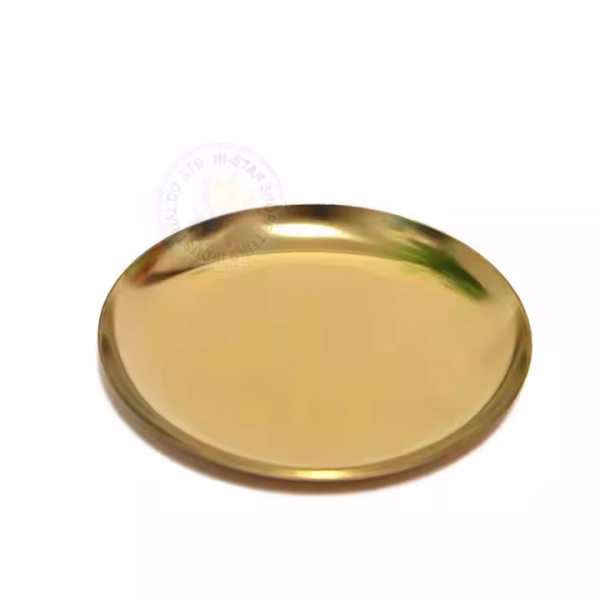 10 cm Durable Stainless Steel Gold Decorative Display Ring Earring Jewelry Tray - Image 6