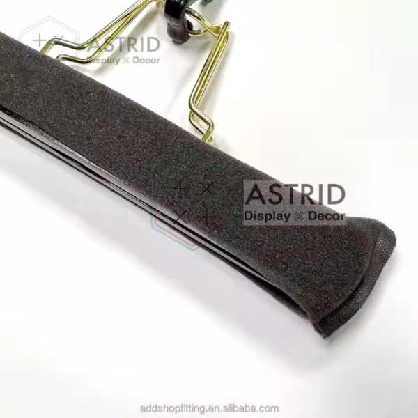 Astrid 20CM PU Black Tough Elastic Protective Foam hair extension hanger cover for retail sale - Image 4
