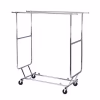 Rolling Collapsible Clothes Rack with Wheels - Image 3