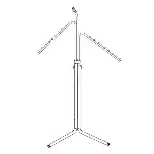 3 Ways Metal Clothing Display Rack for Retail - Image 3