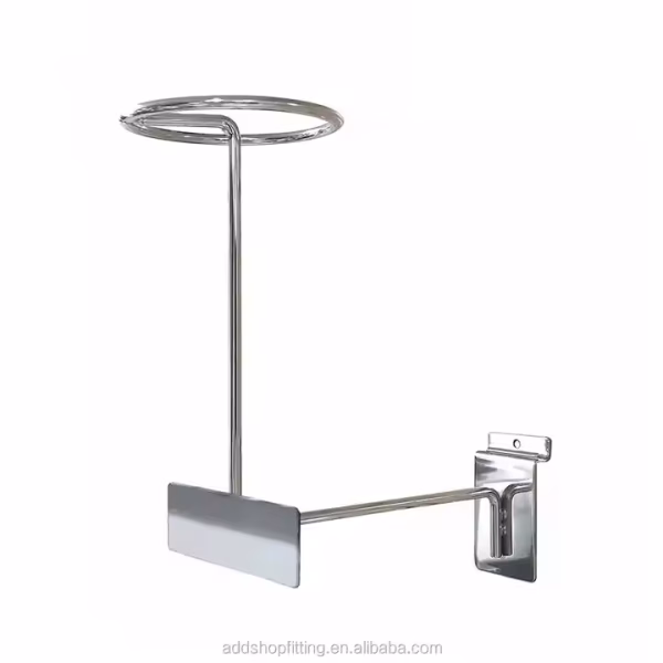 Metal Wire Slatwall Hat Holder for Shop Display - Image 5