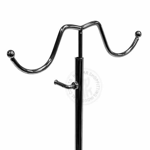 Durable Stainless Steel Custom logo Rack Purse Backpack Bag Handbag Display Stand for Shop Display - Image 4