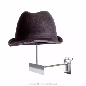 Metal Wire Slatwall Hat Holder for Shop Display