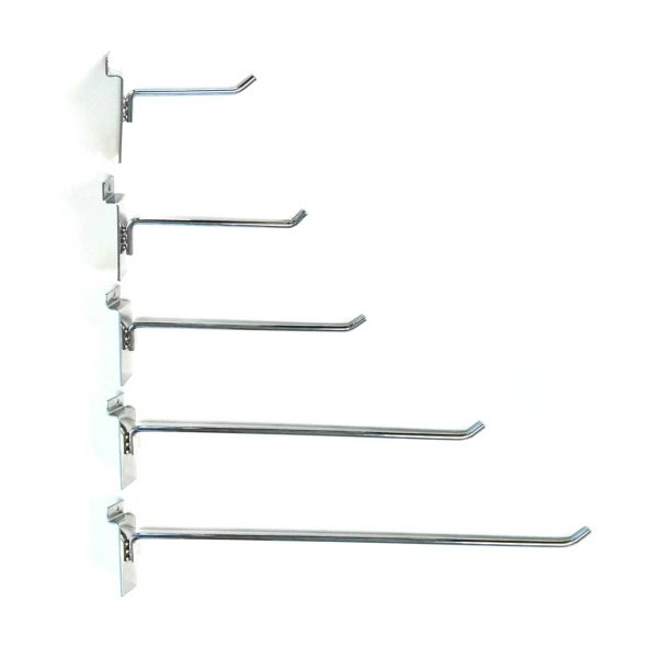 5.8 mm Iron Slat Wall Slatwall Single Hook Display Hair Extension Holder - Image 3