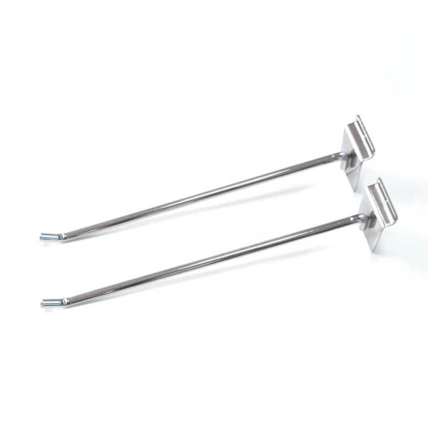 5.8 mm Iron Slat Wall Slatwall Single Hook Display Hair Extension Holder - Image 4