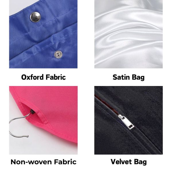 Non Woven Display Wig Hair Extension Bag for Custom logo color Hanger - Image 4