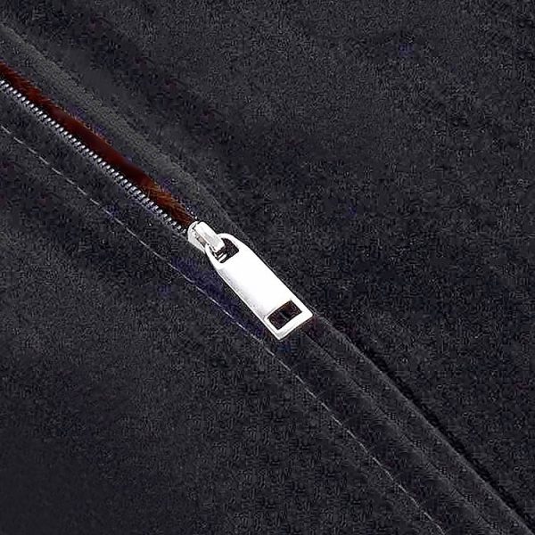 Satin Wig Hair Extension Bag with Hanger 29 X 60 cm Black Color - Image 2