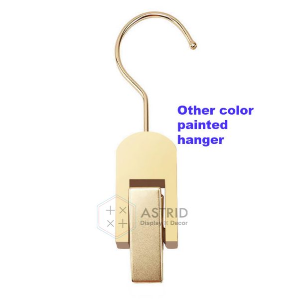 Durable Custom logo Clip Wig Display Acrylic Hair Extension Hanger for Salon - Image 5