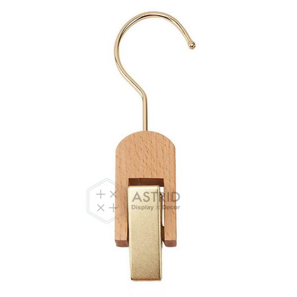 Durable Custom logo Clip Wig Display Acrylic Hair Extension Hanger for Salon - Image 6