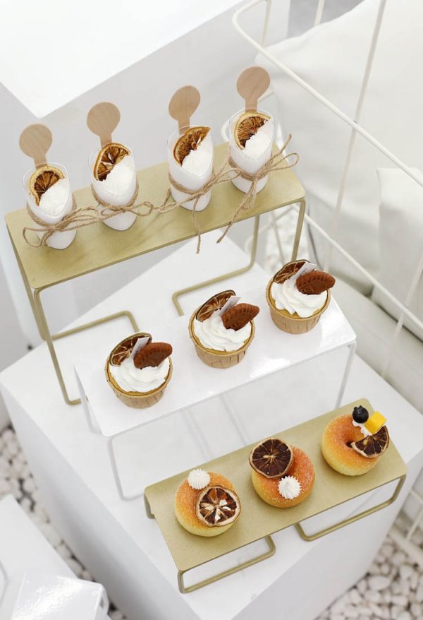 Metal Buffet Display Stand, Food Serving Rack for Wedding & Catering Events - Image 2