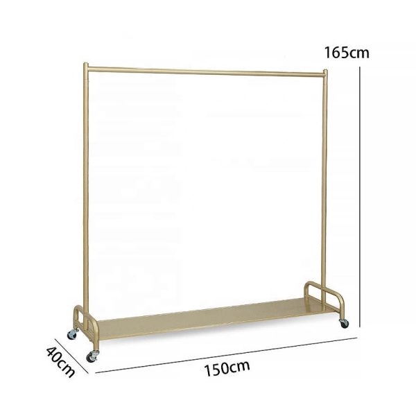 Garment Metal Movable Display Stand for Suits Wedding Dresses Gowns - Image 6
