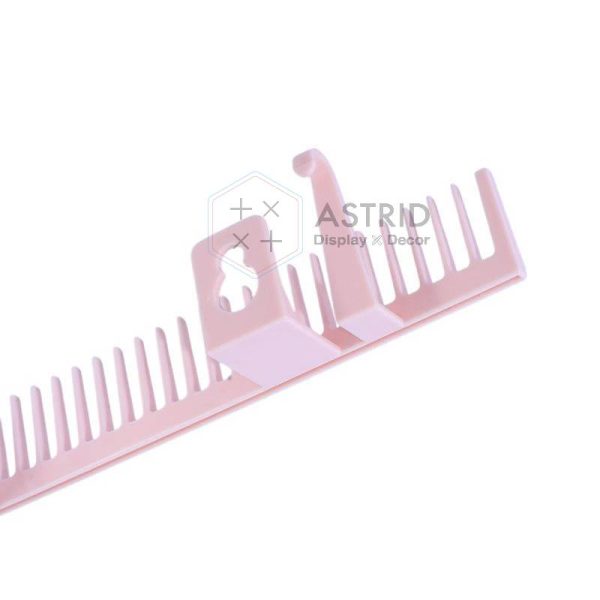 Wall-Mounted Wig Display Rack – ABS Holder for Hair Extensions with Custom Logo - Image 2